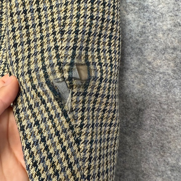 Linea Ardizzone Men’s Blazer Houndstooth Wool Cashmere Blend Made in Germany - Picture 8 of 13